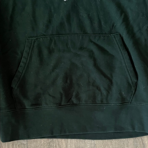 American Eagle Outfitters Men's Forest Green Hoodie - Picture 4 of 6